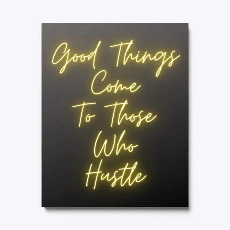 Hustle Canvas Print